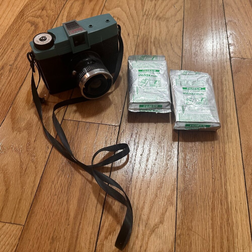 Lomography Diana F+ Camera and 2x FujiFilm Instax Mini film